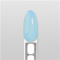 Гель лак для ногтей, витражный, трехфазный, 8 мл, LED/UV, голубой (11)