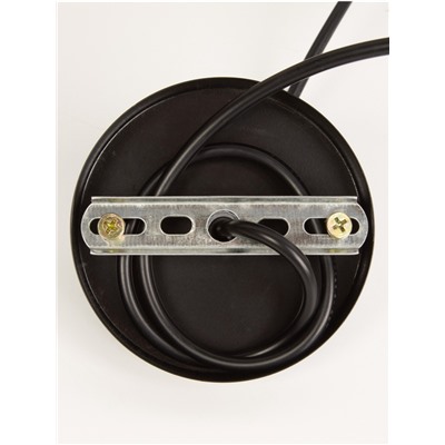 Светильник BayerLux «Чикаго», 1×40 Вт, Е27, черный/коричневый, 24.5×24.5×44(144) см