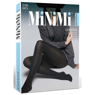 Колготки MiNiMi Cotone 250 den (moka, 2)