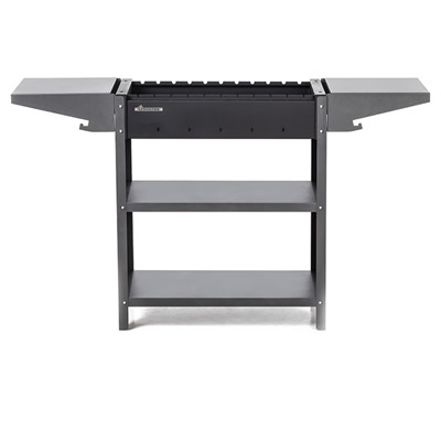 Мангал Family Standart FS2000, 133.2×39.4×77.4 см, 2 мм, боковые столики, полка