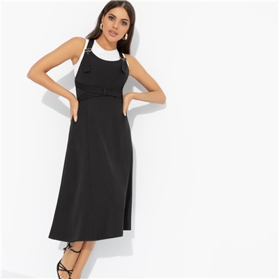 Сарафан с регулируемыми лямками, Смелее, чем вчера (с поясом)