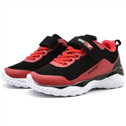 D020-7 крас/черн Кроссовки для мальчиков (26-31)/8