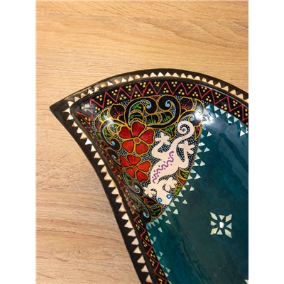 УЦЕНКА Блюдо «Ломбок стайл» дерево 33×17×7 см