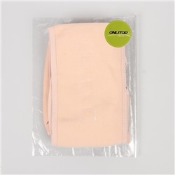 Массажёр - фиксатор для осанки и поясницы, на фастексах, размер 2XL-3XL, бежевый