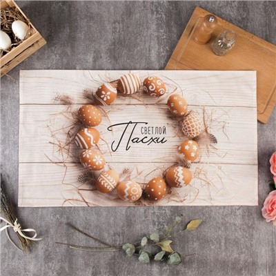 Полотенце «Этель. Светлой Пасхи», 40×73 см, 100% хлопок, саржа 190 г/м²