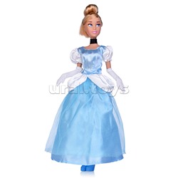 Кукла 29 см, Золушка (руки и ноги сгибаются, платье в наб.,) в коробке