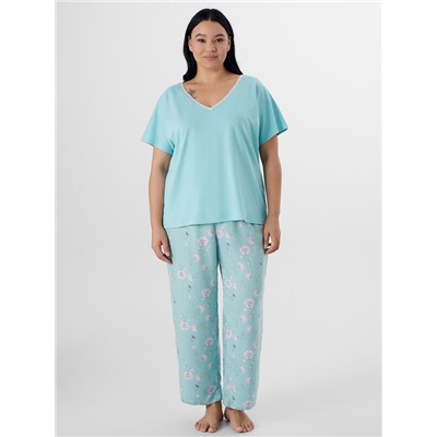 КОМПЛЕКТ ЖЕНСКИЙ (ФУТБОЛКА, БРИДЖИ) 592545