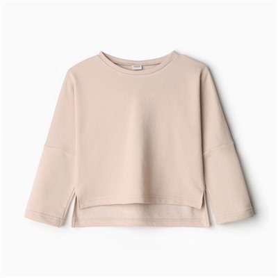 Свитшот детский MINAKU, бежевый, рост 158 см