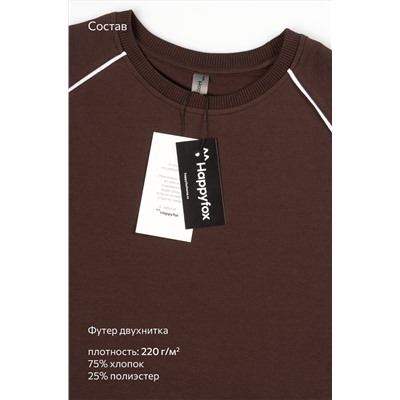 Женский костюм с шортами из футера двухнитки Happyfox