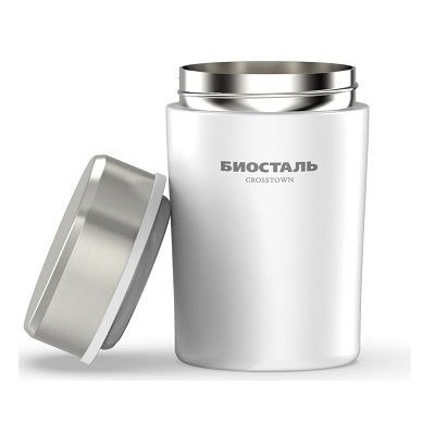 Термос 500мл (16ч) шир. горло, цвет Белый BIOSTAL-CROSSTOWN