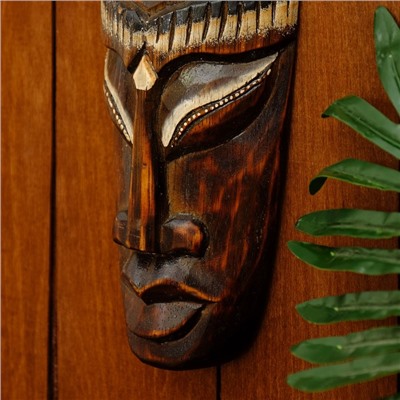 Маска «Абориген и слон», 50×12×4 см, дерево, МИКС