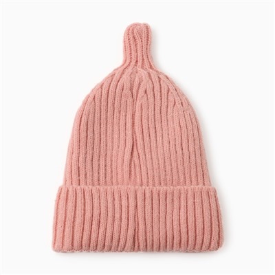 Шапка детская «Крошка Я», размер 46-48 см, пудровая