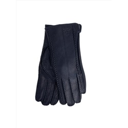 Женские перчатки из натуральной кожи, цвет черный