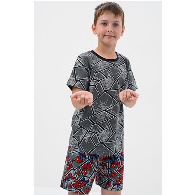 Пижама с шортами Сверхчеловек детская короткий рукав с шортами НАТАЛИ, 1029532