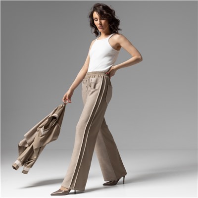 Брюки с имитацией многослойности, Раскованный шик