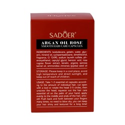 Масло для волос в капсулах, восстанавливающее, с экстрактом розы, 1 мл × 30 шт.