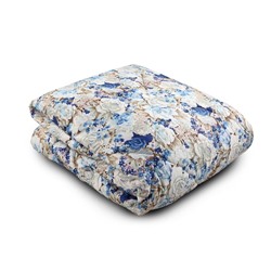 Одеяло зимнее (утеплённое) 1.5 сп. 140×205 см, ватин 400 г/м², МИКС