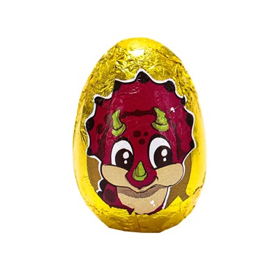 Яйца шоколадные, бельгийский, «Динозавр», 75 г