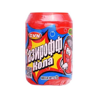 Конфета "Газирофф" со вкусом лимона, со вкусом колы 10г*30шт