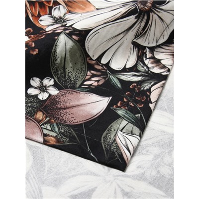 Набор салфеток с декоративными кольцами «Этель» Meadow flower, 40×40 см - 4 шт., 100% хлопок, саржа