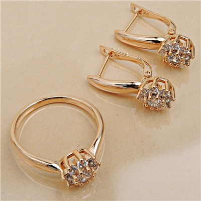 XUPING Кольцо/Серьги с английским замком арт. 58 0750 (id 289752)