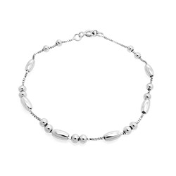 Браслет из серебра без вставки, ТФБ-30
