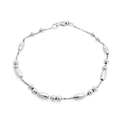 Браслет из серебра без вставки, ТФБ-30