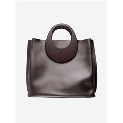 Ручки для сумки деревянные, d=18×14.5 / 9×10.5 см, 2 шт., коричневые