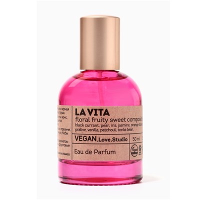 Парфюмерная вода женская Vegan Love Studio La Vita, 50 мл (по мотивам La Vie Est Belle (Lancome)