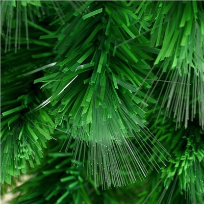 Ёлка светодиодная «Пучок радужный» 60 см, диаметр нижнего яруса 35 см, 55 ПВХ веток, мигание, свечение мульти