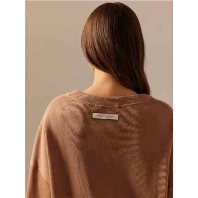 Пижама женская (рубашка, шорты) SL HOME Soft Home, размер 48-50, кофейная