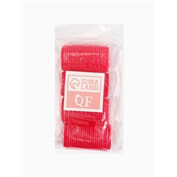 Бигуди «Липучка», d=3 см, 6 см, 4 шт., МИКС