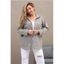 1072 Рубашка женская (Бежевый)