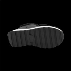 Ботинки на меху из натуральной кожи ZD8 черные