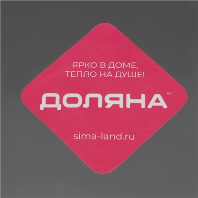 Поднос овальный из нержавеющей стали Доляна, 35×23 см, цвет серебряный