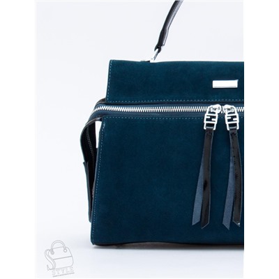 Сумка женская кожаная 9675MSS d.blue Velina Fabbiano-Safenta