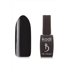 Kodi Гель-лак черный, без перламутра и блесток, плотный, 8 мл KRISTALLER, 1107110