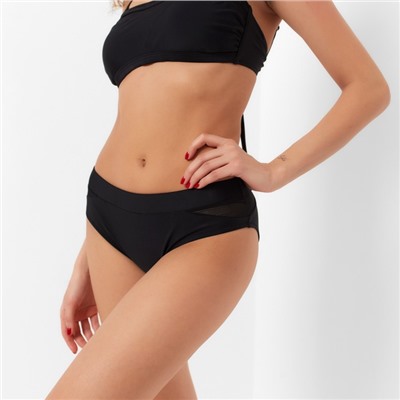 Купальник женский раздельный с лифом бандо MINAKU цвет чёрный, размер 44