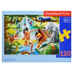 Пазлы 120 "Книга джунглей"