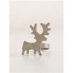 Кольцо для салфеток «Оленёнок», 5×4×5 см, алюминий