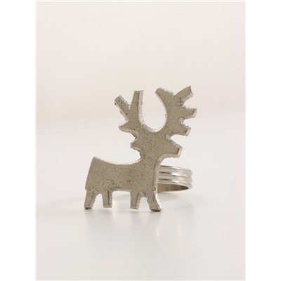 Кольцо для салфеток «Оленёнок», 5×4×5 см, алюминий