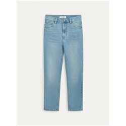 CONTE Голубые джинсы slim с эффектом потёртостей CON-940