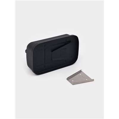 Диспенсер для жидкого мыла Stölz, механический, 800 мл, нержавеющая сталь, чёрный