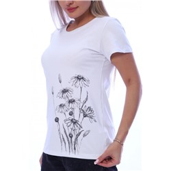 Футболка женская ФЖ056 (Белый)