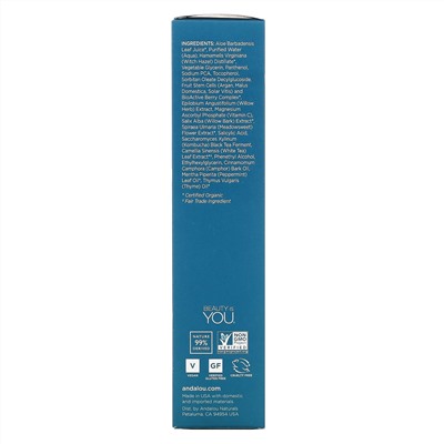 Andalou Naturals, тоник для очищения пор, ивовая кора, 178 мл (6 жидк. унций)