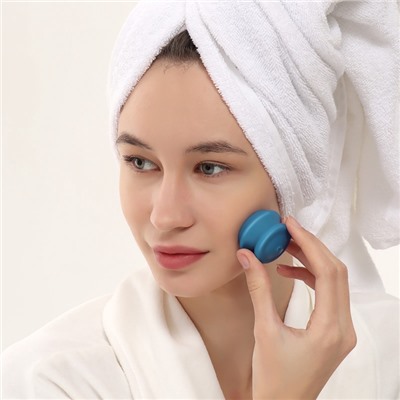 Набор вакуумных банок для массажа, резиновые, d=10/8/6/4 см, 4 шт., синий