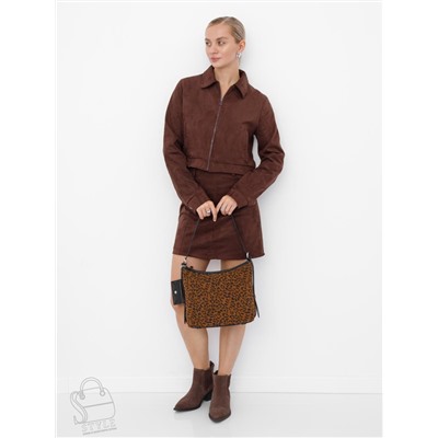 Сумка женская кожаная 8551VGF leopard Viteli Grassi в Новосибирске