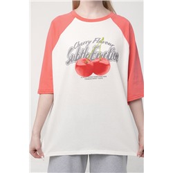 Футболка оверсайз для девочки ФБН0012