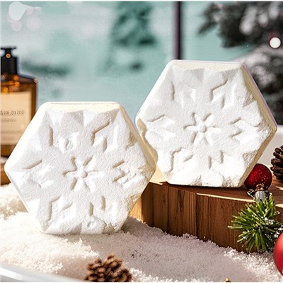 Бомбочка для ванны СНЕЖИНКА Sadoer, 100 гр.