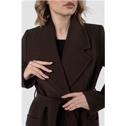 01-12170 Пальто женское демисезонное (пояс)